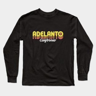 Retro Adelanto California Long Sleeve T-Shirt